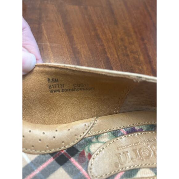 Born Women’s tan leather slip on flats, Sz 8.5m - Picture 5 of 13